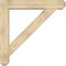 Ekena Millwork Traditional Craftsman Rough Sawn Bracket w/ Offset Brace, Douglas Fir, 8"W x 46"D x 46"H BKT0806X46X46TRA04RDF - alternate 3